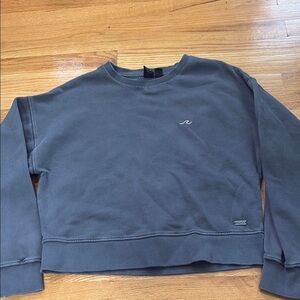 Gray Roxy Crewneck Sweatshirt